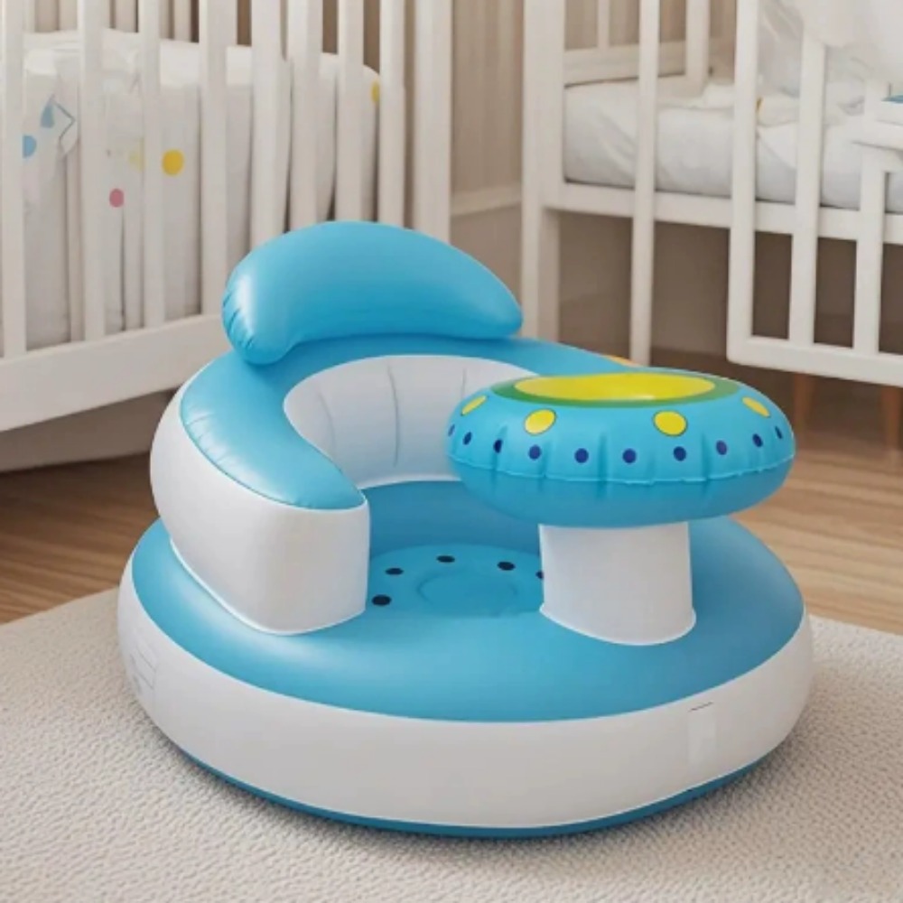 Baby Bath Tub Foldable - Taşınabilir Katlanabilir Şişme Bebek Koltuğu Bebek