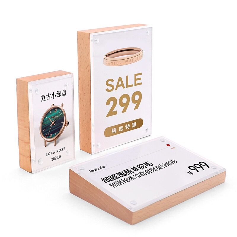Baby Products Prices - 88x54mm Masaüstü Akrilik Tabela Tutucu Sergi
