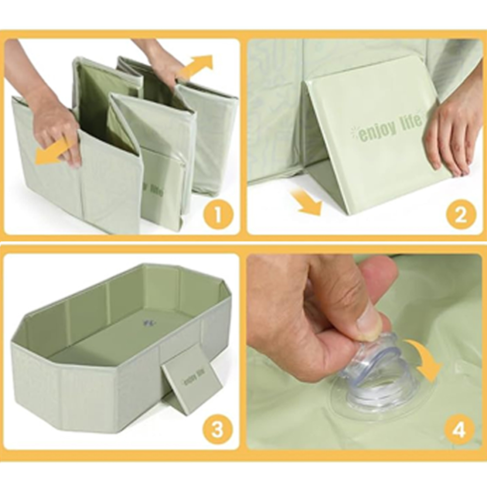 Aile kullanımı için 1 adet kat - Baby Bath Tub Foldable incelemesi ve fiyatı